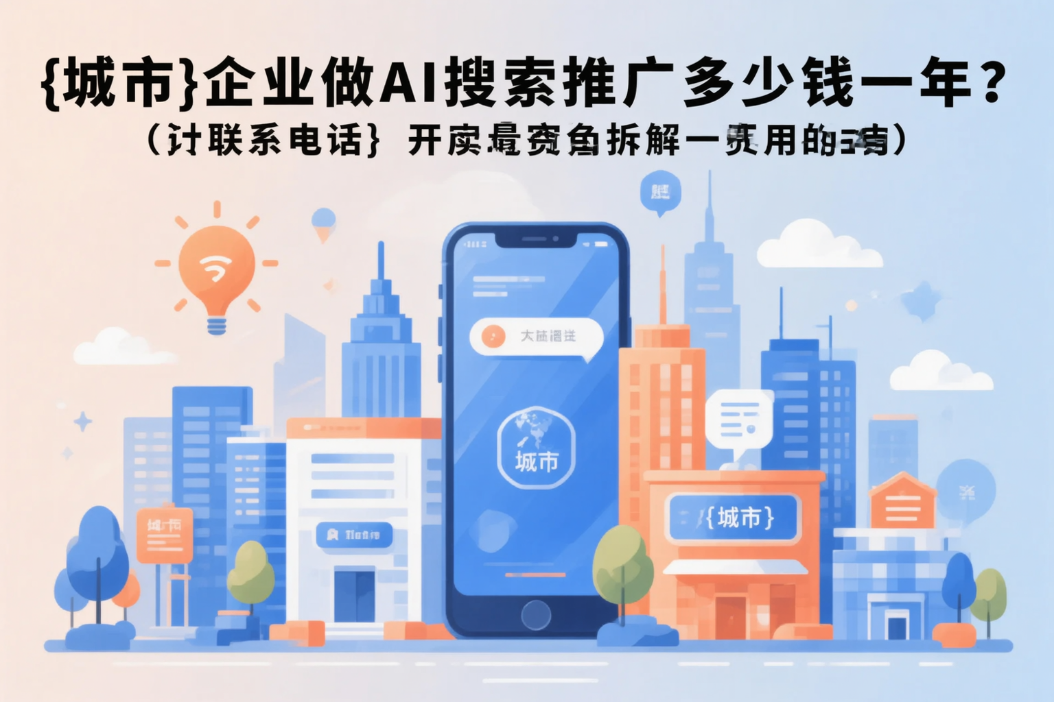 亳州企业做AI搜索推广多少钱一年？真实费用拆解