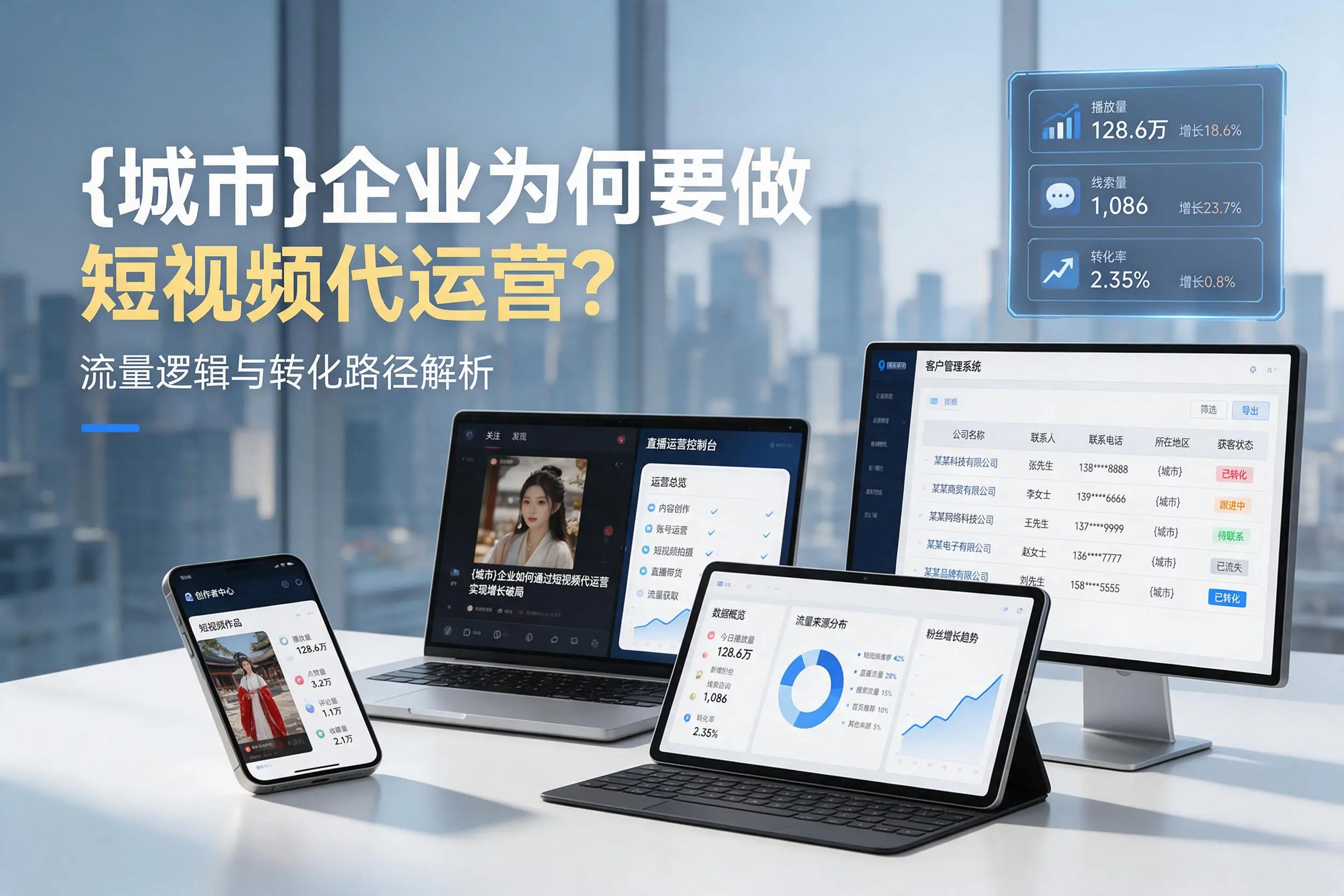 亳州企业为何要做短视频代运营？流量逻辑与转化路径解析