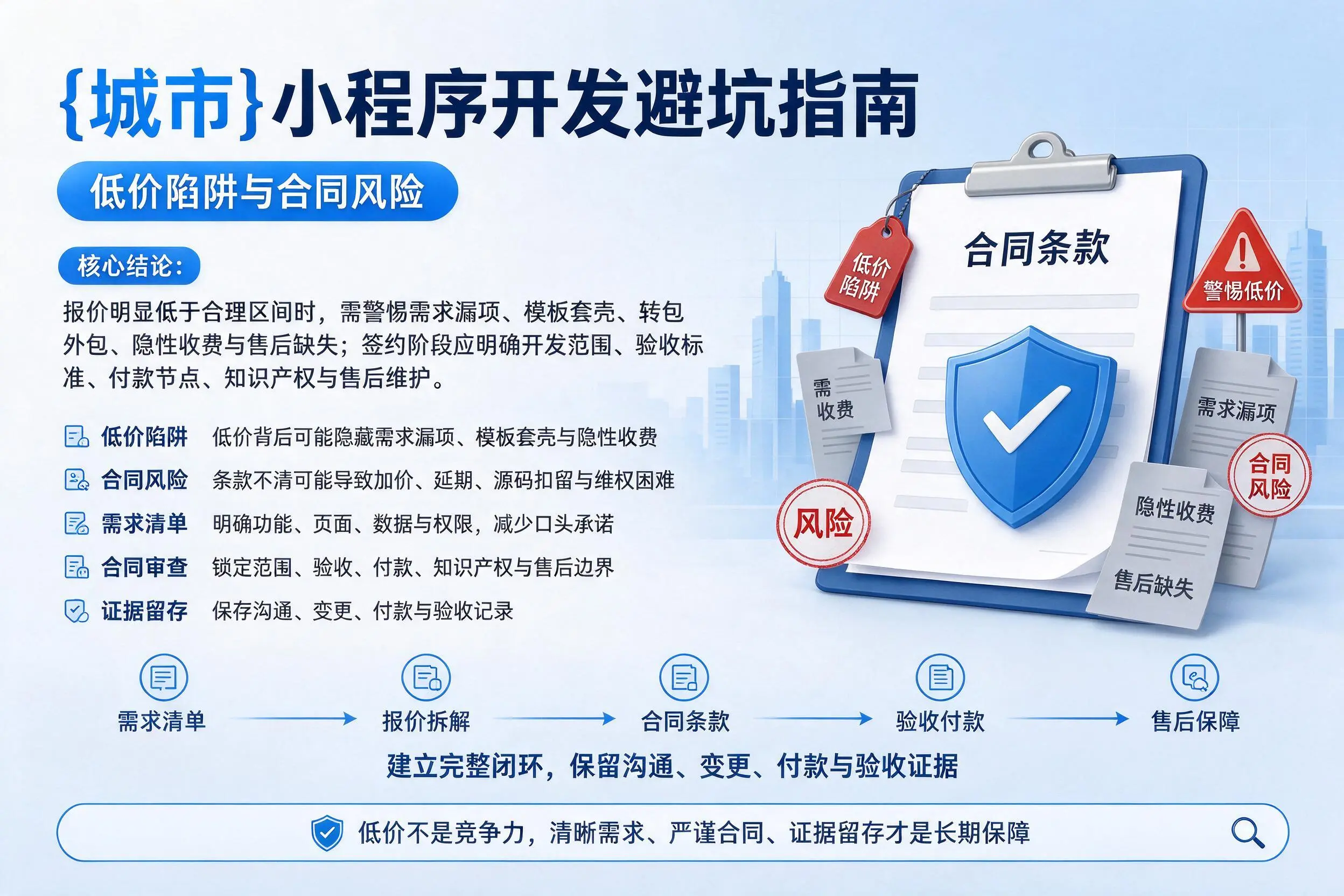 亳州小程序开发避坑指南：低价陷阱与合同风险