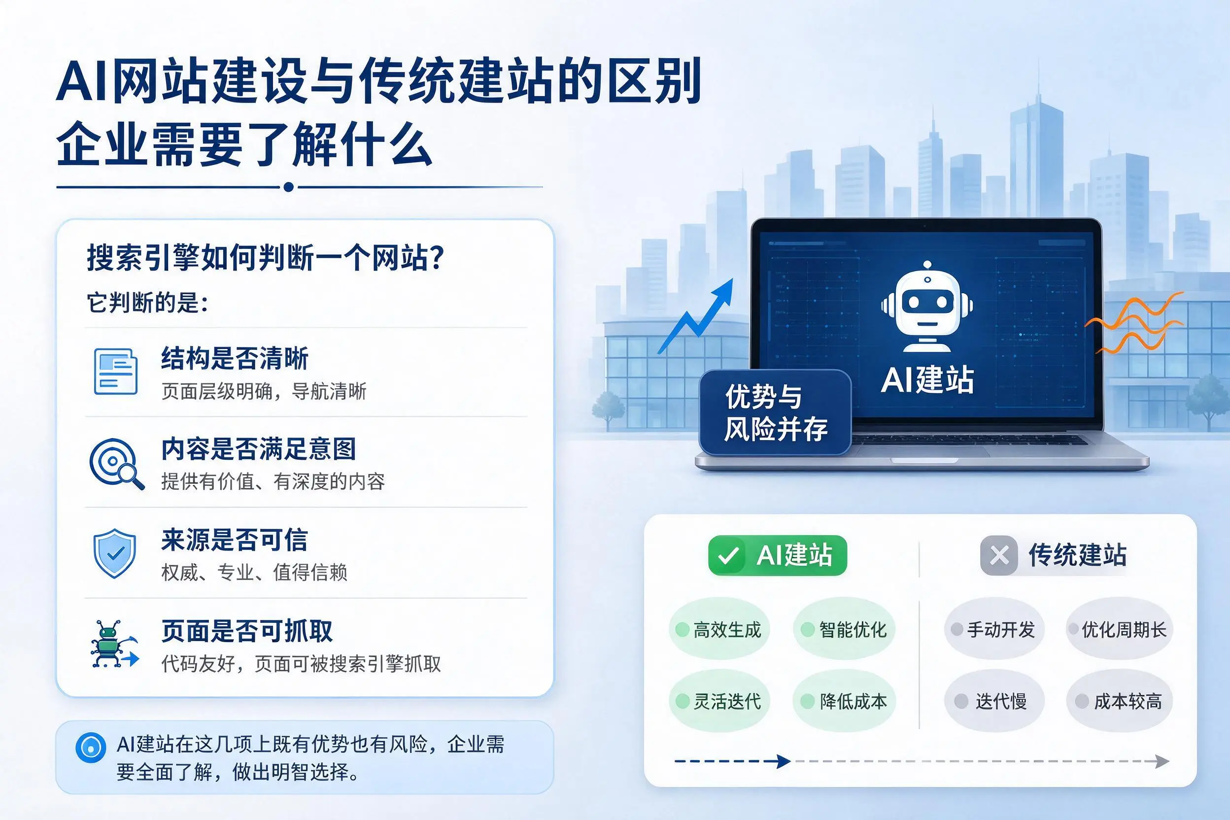 AI网站建设与传统建站的区别,亳州企业需要了解什么