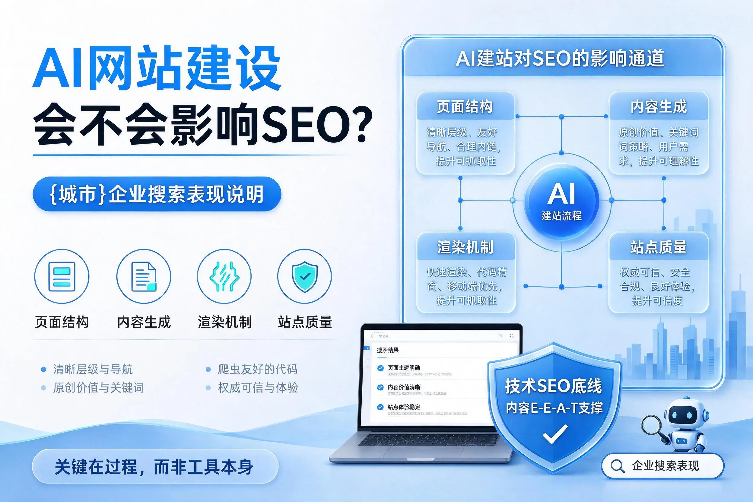 AI网站建设会不会影响SEO？亳州企业搜索表现说明