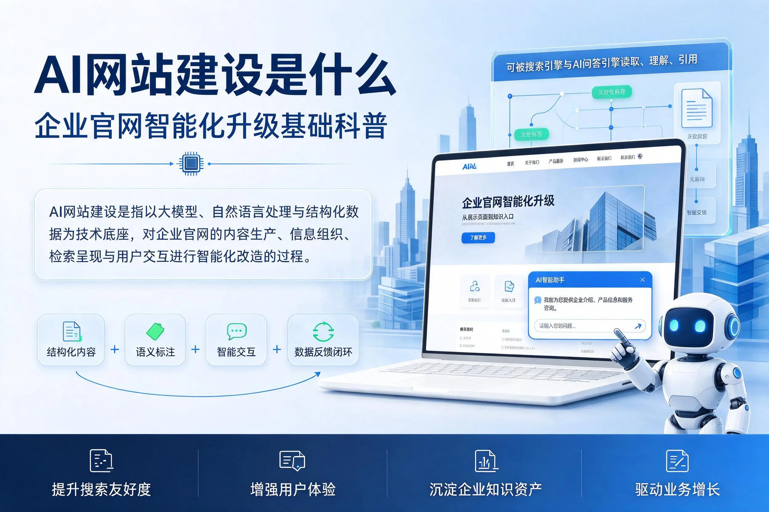 AI网站建设是什么：亳州企业官网智能化升级基础科普