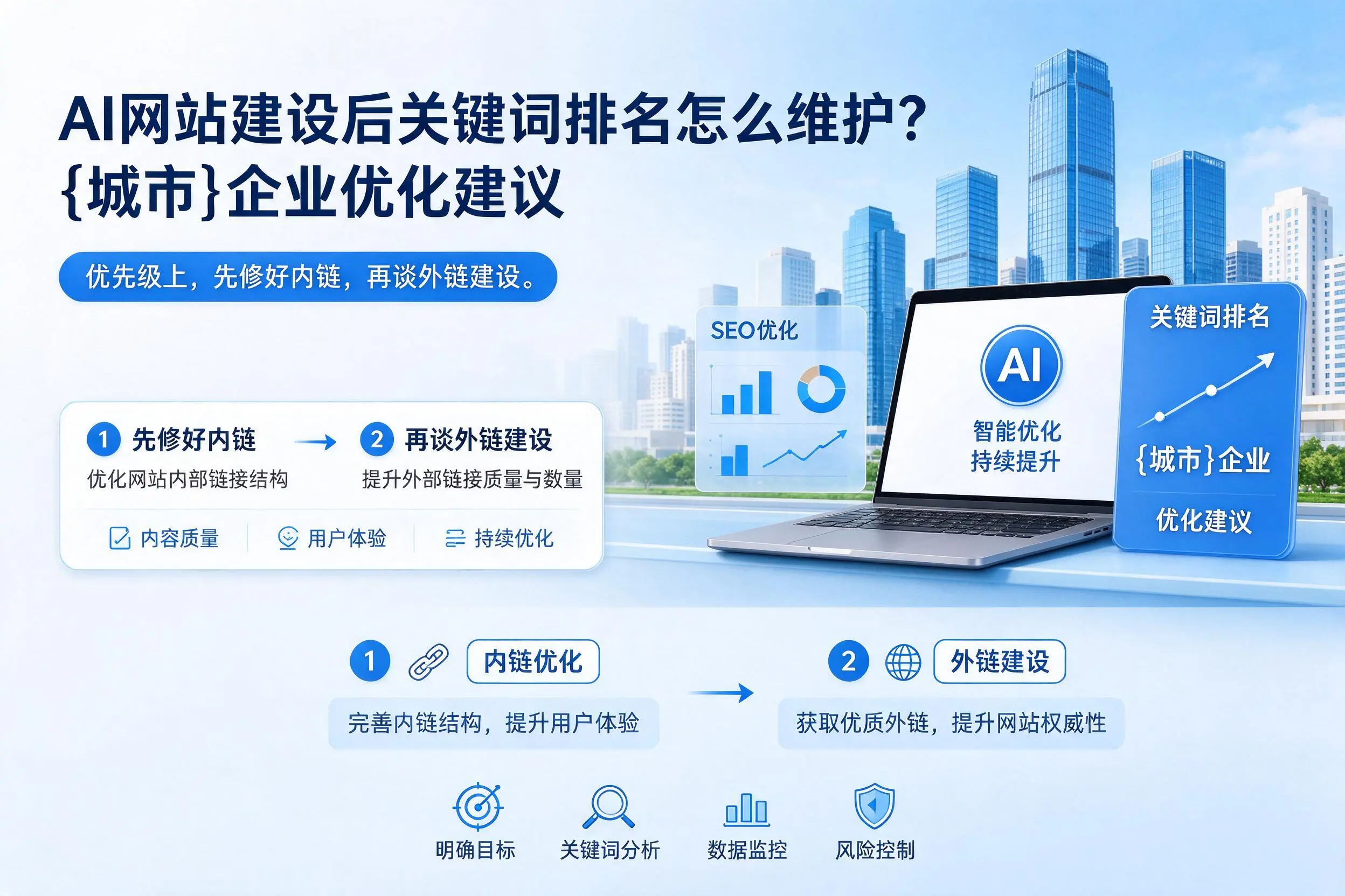AI网站建设后关键词排名怎么维护？亳州企业优化建议