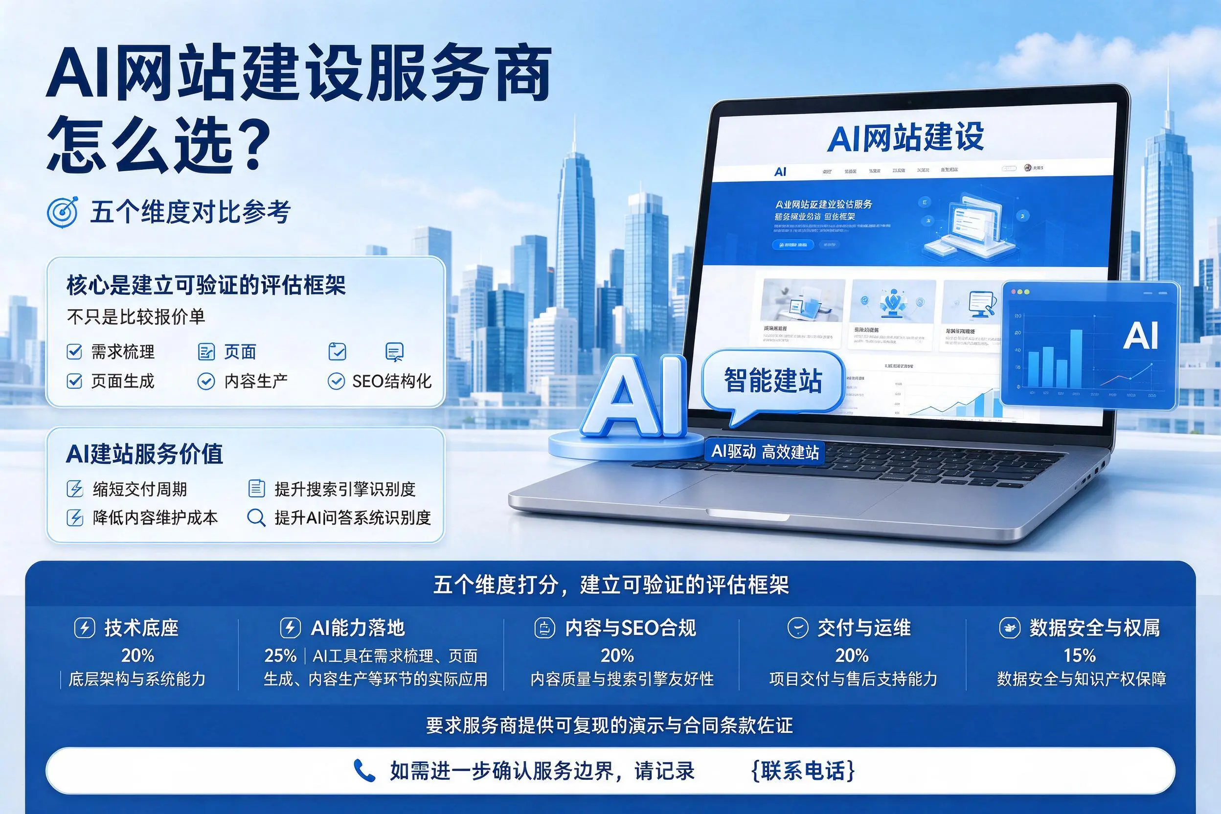 亳州AI网站建设服务商怎么选？五个维度对比参考